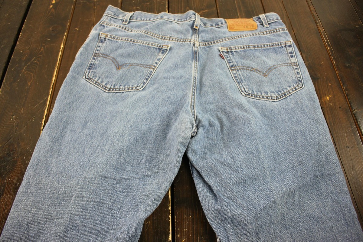 90s Levi's 550 denim half pants US製 USA製 90s Levi's 550 Black Denim Pants 黒 30×32 リーバイス
