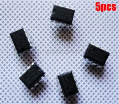 2-Wire 5 Pcs AT24C02 DIP-8 Serial Eeprom E2PROM Atmel 2K 24C02 New Ic vt