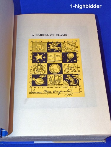 1930 A Barrel of Clams 1st Edition HCDJ Shirley Berton Lesher M. De Gogorza - Picture 9 of 9