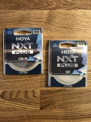 Hoya NXT Plus Filters (Loft of 2) UV and CIR-PL 55mm