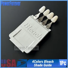 Dental Bleach Shade Guide BL1 4Colors Bleached Chart Teeth Based Vita US STOCK