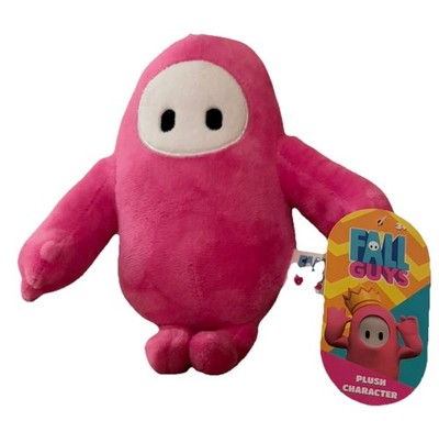 Licensed Fall Guys Stuffed Plush Pink Soft Toy 12  New With Tags B1