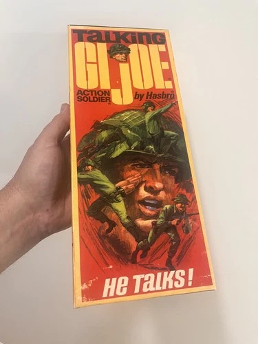 GIJOE 1964 VINTAGE TALKING ACTION SOLDIER #7590 TALKS GREAT HASBRO MIB CLEAN