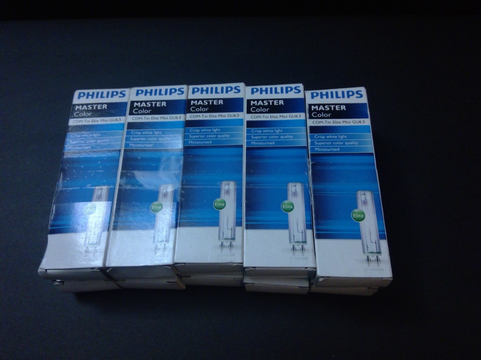 2pk Philips MasterColor CDM-Tm 35W/930 Elite Mini GU6.5 HID Light Bulb