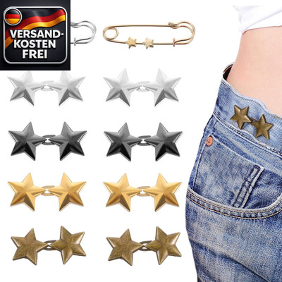 Verstellbare Hosenbund Clips für Damen und Herren, 8er Pack, einfaches Anpassen