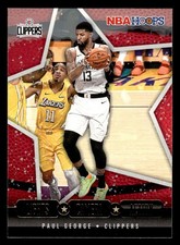 2020-21 Hoops Winter #2 Paul George Lights Camera Action card