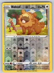 Bidoof 120/172 Brilliant Stars Reverse Holo