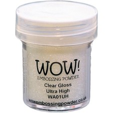 WOW Embossing Powder Ultra High 15ml-Clear Gloss - WOW-UH-WA01