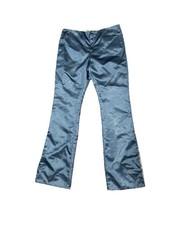 Acne Studios Satin Trousers In Azure Blue 48