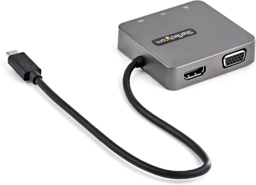 StarTech.com USB-C Multiport Adapter - USB 3.1 Gen 2 Type-C Mini Dock - USB-C to - 第 2/6 張圖片