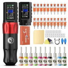 Wormhole Tattoo Gun Tattoo Kit Smart Tattoo Pen With Dot Working Mode, JUMP-S...