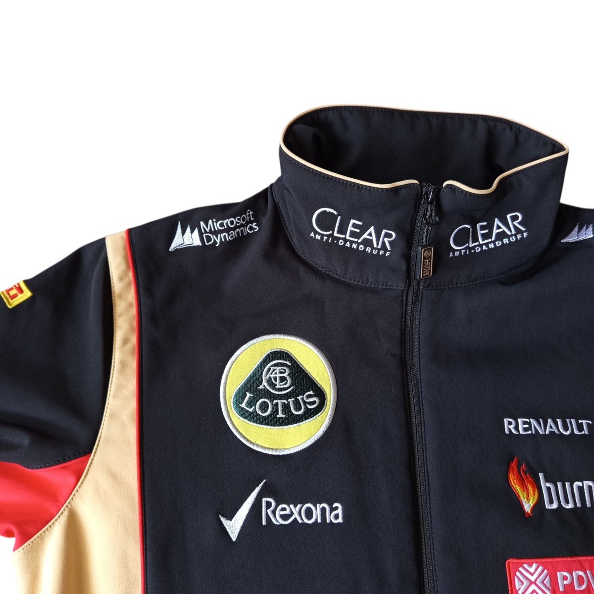 LOTUS RENAULT TEAM F1 FORMULA 1 RACING SOFTSHELL JACKET MOTORSPORT