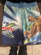 Scooby-Doo Pro Surfer Swim Trunks Kid  s Size Medium