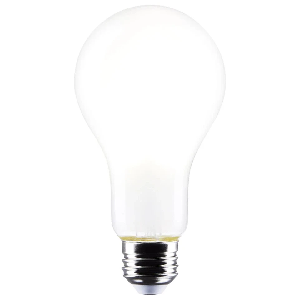 21 Watt - A23 LED - Frost Finish - Medium base - 3000K - 120 Volt - 24-Pack - Image 2 of 4