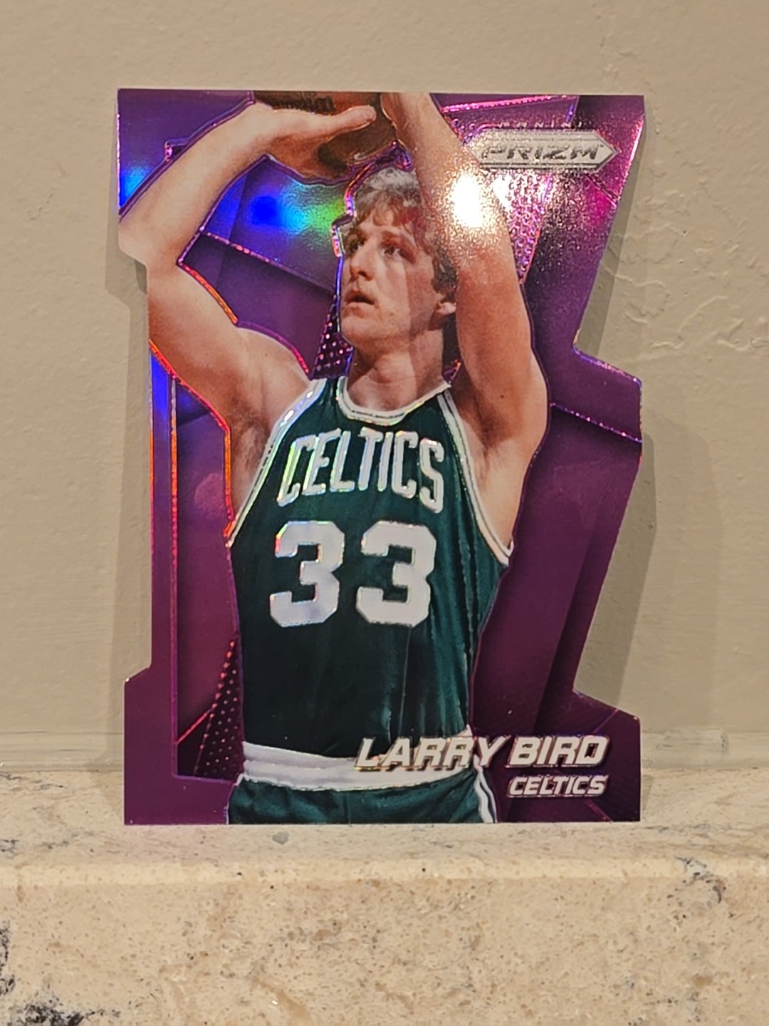 2014-15 Panini Prizm Celtics Larry Bird #232 Purple Prizm Die-Cut 075/139🔥🔥🔥
