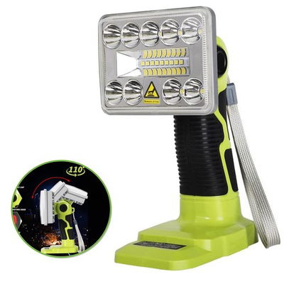#ad 1000LM LED Work Light Suitable for Ryobi 18V Li ion Battery Portable Flashlight $27.62