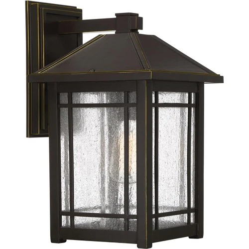 Quoizel CPT8410PN OPEN BOX Cedar Point Outdoor Wall Light Palladian Bronze - Picture 1 of 6