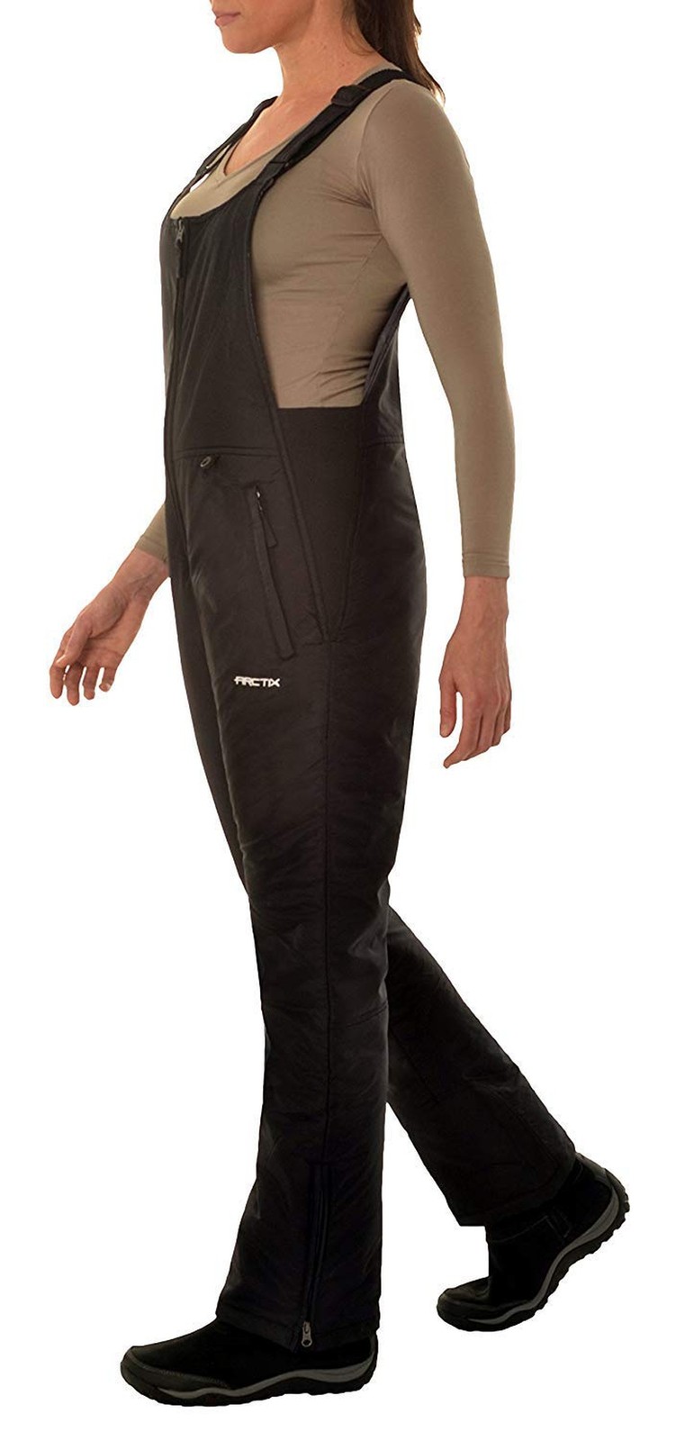 Arctix Women's Essential Insulated Bib Overalls Large/31" Inseam Black