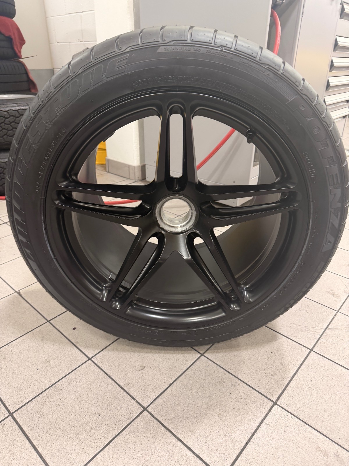 HRE Ferrari Enzo Matte Black Wheels