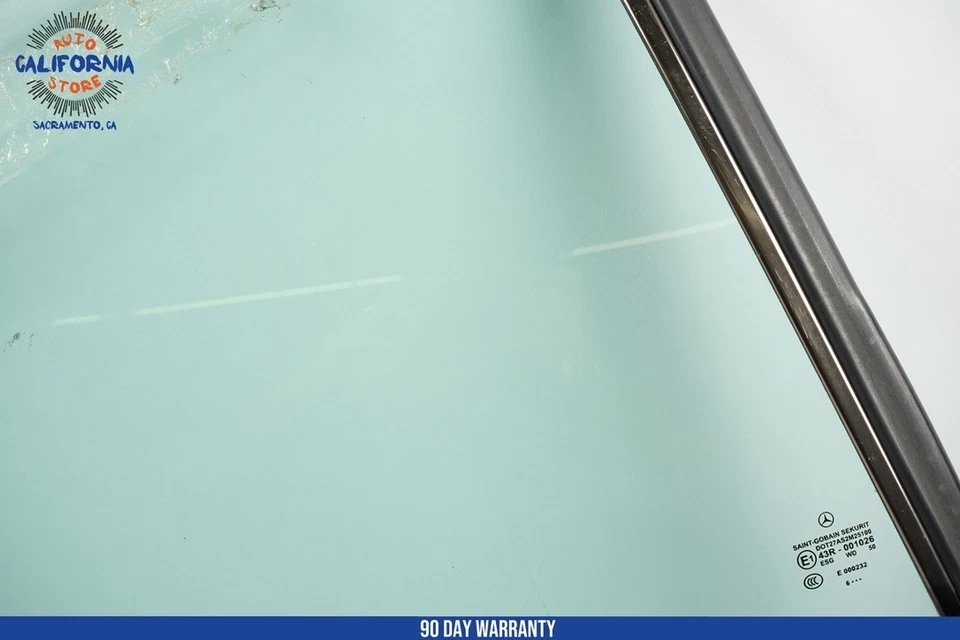 Mercedes W208 CLK430 CLK320 Convertible Cuarto Ventana Vidrio Lado Derecho OEM Foto 3 de 4