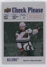 2022-23 Upper Deck Allure Check Please Marcus Foligno #CP-9 1yj