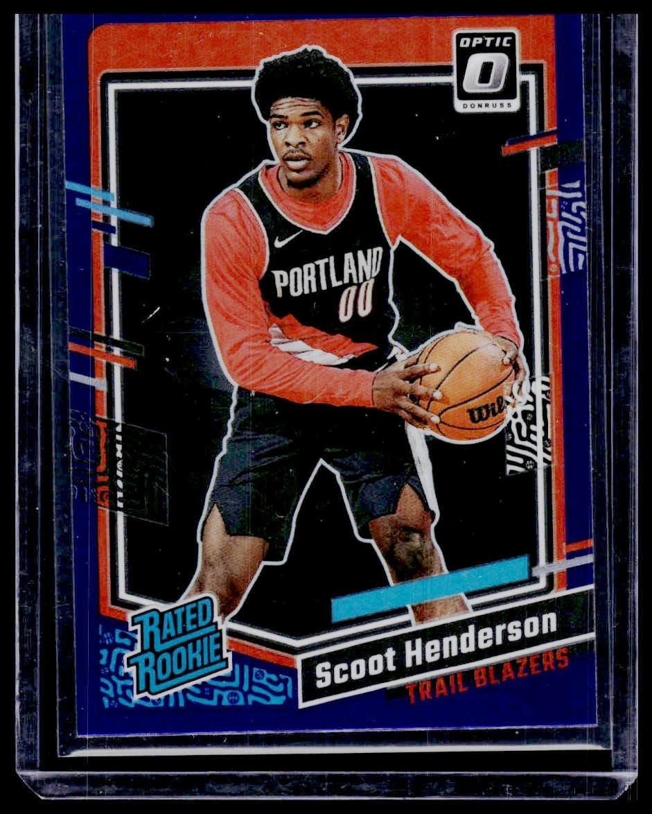 2023-24 Donruss Optic Scoot Henderson Holo #239 NBA Blazers