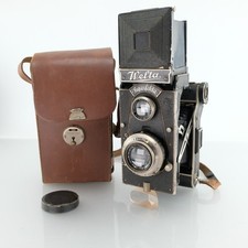 Welta Superfekta Klappkamera + Zeiss Tessar Objektiv Kit Vintage Mittelformat 6x