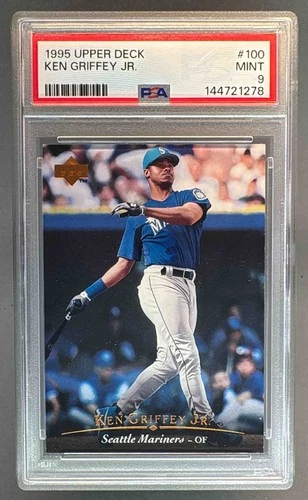 144721278 Ken Griffey Jr 1995 Upper Deck #100 PSA 9