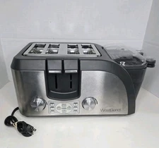 West Bend 4 Slice Breakfast Station & Egg and Muffin Toaster Oven TEMPR100