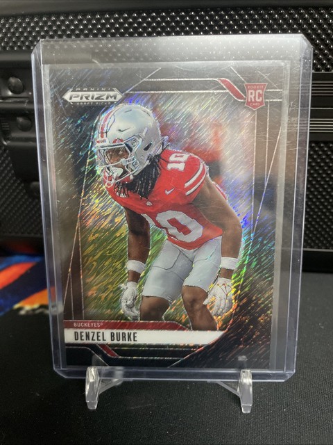 2025 Panini Prizm Draft Picks FOTL - Denzel Burke #79 Black Shimmer Prizm 1/1