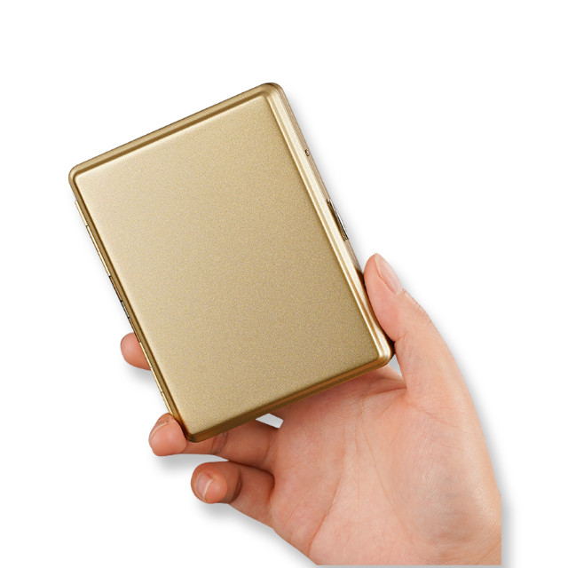 Metal Cigarette Case Tabacco Holder Super Thin Case Holds 20 Regular Cigarettes