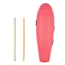 Guiro 3.9"X13" Fish Guiro Instrument Latin Percussion Instrument With 2 Scrap...