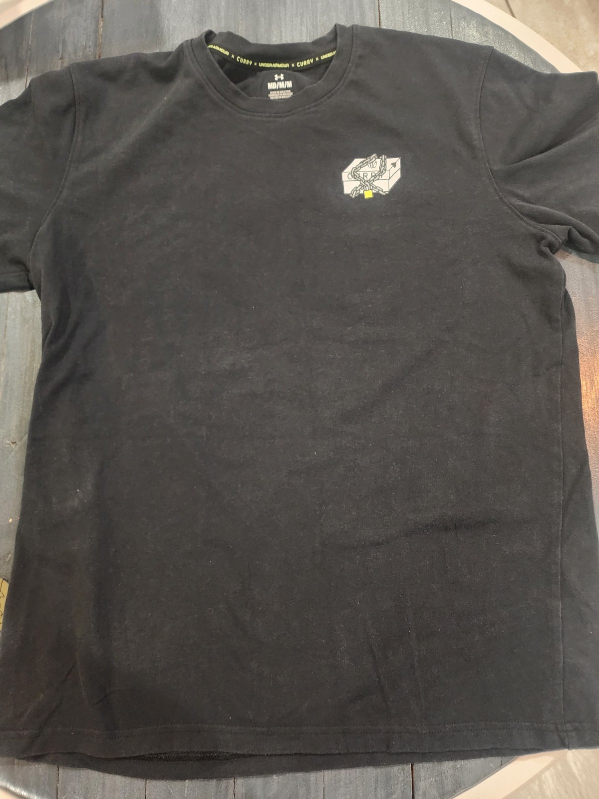 Under Armour Stephen Curry NBA Basketball T-Shirt Black Men's Size M thumbnail 2