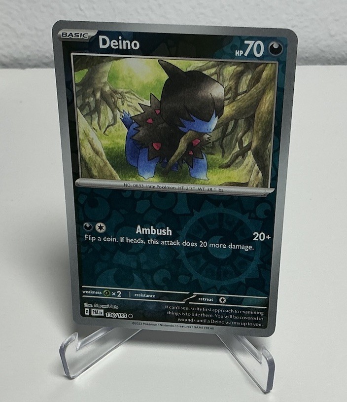 Pokemon -   Deino 138/193 - Reverse Holo - Paldea Evolved - NM/M