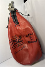 VTG Everlast 4210 Gyro Balanced Genuine Leather Speed Punching Bag w/Mount Bolt