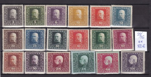 Bosnia and Herzeg - 1916 year - Michel 99/116 - MNH - 160 Euro