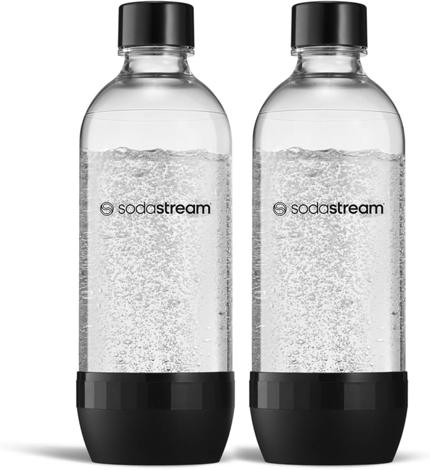 SodaStream Dishwasher Safe Carbonating Bottles Set of 2, 1L BPA-Free Tritan