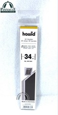 Hawid 217mm x 34mm BLACK Stamp Mounts 25 Mounts per Package Cut to Size UK US