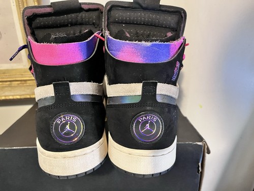 2021 Nike Jordan 1 High Zoom Air CMFT PSG Paris Saint-Germain Size 10 Used NDS - Picture 6 of 10