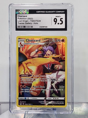 Charizard graded CGC 9.5 for sale on eBay