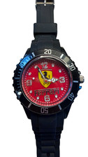 Men's Formula 1 Scuderia Ferrari  Luxury Chronograph  Silicone Watch NEW