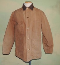 44 Vintage Carhartt Chore Coat Mens Blanket Lined Barn Jacket Union Made 60s 70s