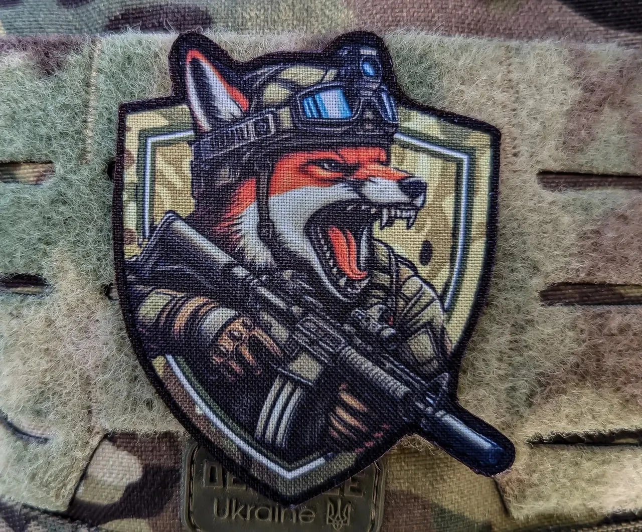 Combat fox chevron, patch