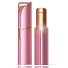 Facial Hair Removal for Women - USB Rechargeable Painless Pink Crystal