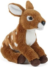 Living Nature Fawn, Realistic Soft Cuddly Baby Deer Toy, Naturli Eco-Friendly P