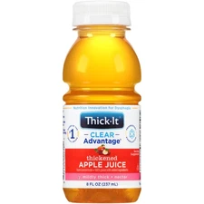 Thick-It Clear Advantage Thickened Beverage Apple 8 oz Bottle 24 Ct