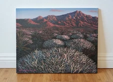 Desert Landscape Painting - Original Acrylic Art by Randall Seals 16x20” Nature