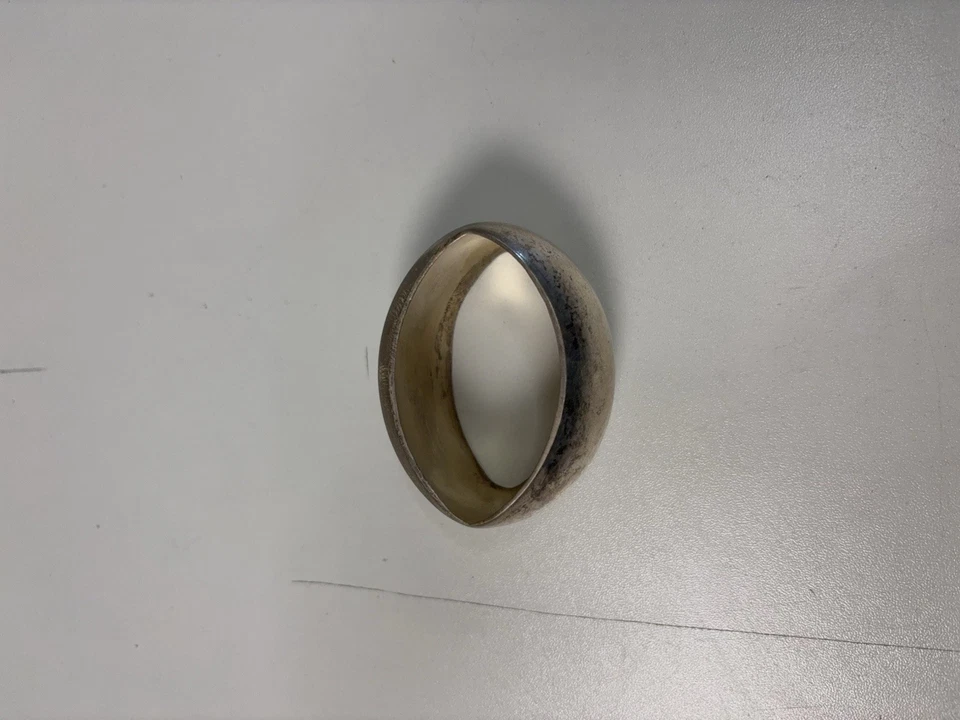 Juego de 4 servilleteros redondos placa plata pier 1 imports Foto 3 de 4