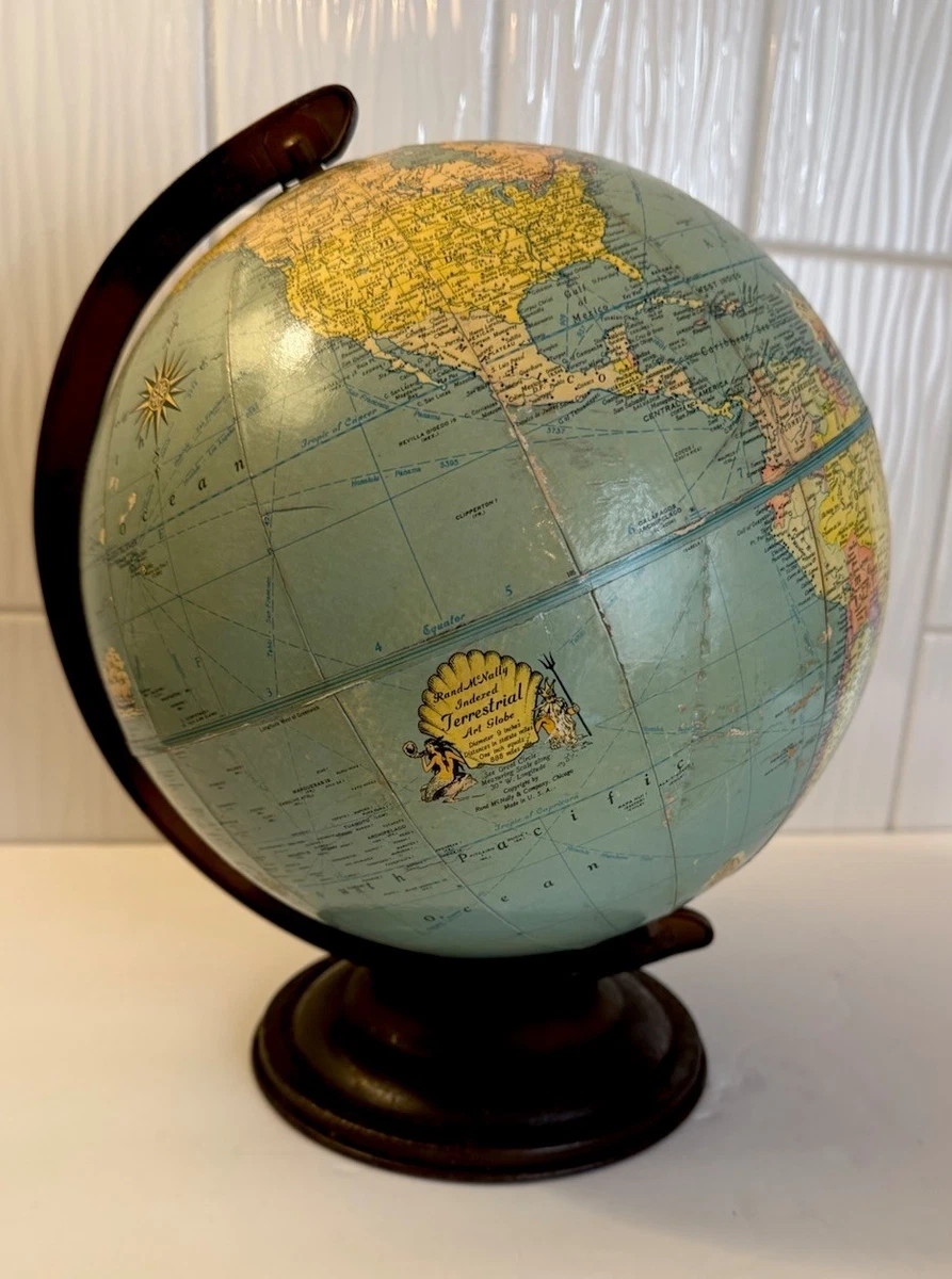 25+ Rand McNally & Co. Antique World Terrestrials Globes for sale