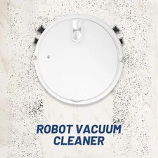 .Robot Vacuum Cleaner Low Noise Slim 90 Min Runtime 1500pa Suction Vacuuming